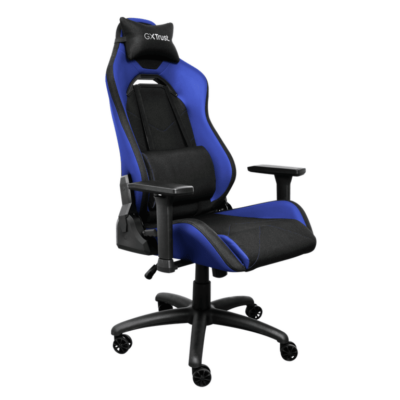 Trust GXT 714B gaming stolica RUYA, plava, udobna, podesiva ergonomska, eko materijal