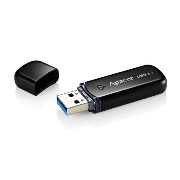 APACER FD 64GB USB 3.2 AH355 Black