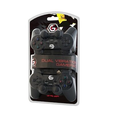 Game Pad GEMBIRD JPD-UDV2-01 Double, vibration, analog, za PC, USB