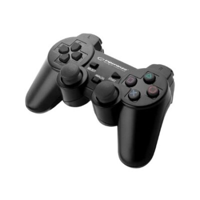 Game Pad ESPERANZA TROOPER, vibration, PS3/PC, USB, black, EGG107K