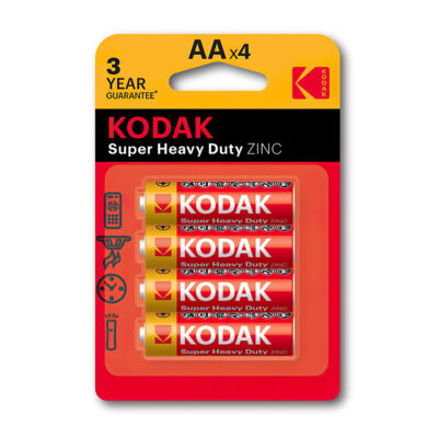 Baterija KODAK,CKLR6 AA CINK KLORID 4/1 (887930951042)