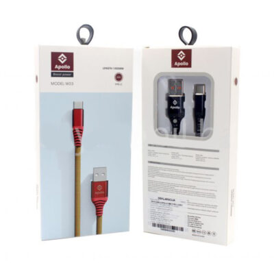 DATA CABLE APOLLO W03 TYPE C GREY