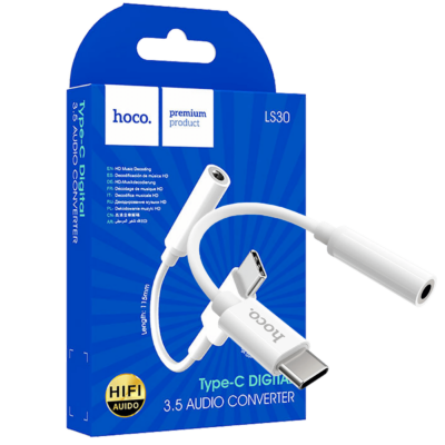 hoco. Adapter za slušalice, USB type C na 3.5 mm – LS30