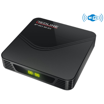 REDLINE Prijemnik IPTV@Android, 4K, 1 / 8 GB, USB, WiFi – IP-60 Max