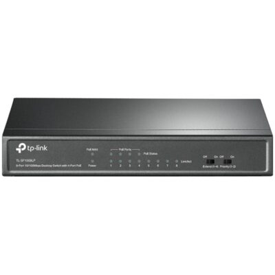 8-Port 10/100Mbps Unmanaged Switch with 4-Port PoE