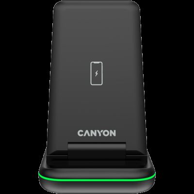 CANYON wireless charger WS-304 15W 3in1 Black