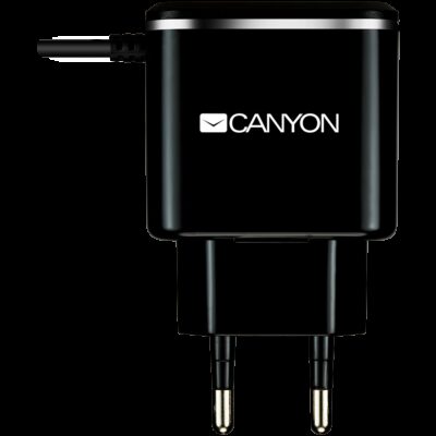 CANYON charger H-041 2.1A/USB-A built-in MicroUSB