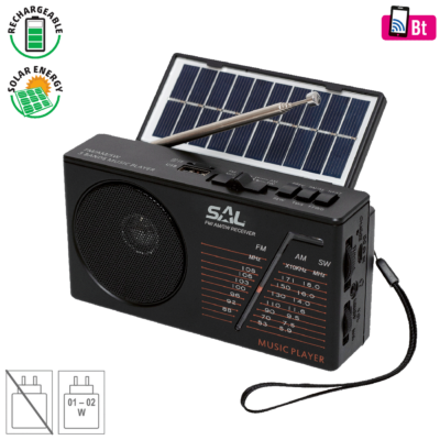 SAL Radio prijemnik, solarno / baterijsko napajanje, Bluetooth – RPH 1