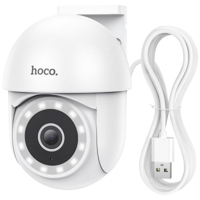 hoco. Kamera IP, 3MP, 1080p, WiFi, micro SD, Outdoor – D2 Outdoor PTZ