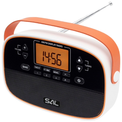 SAL Radio prijemnik, AM / FM, alarm, LCD zaslon – RPR4LCD