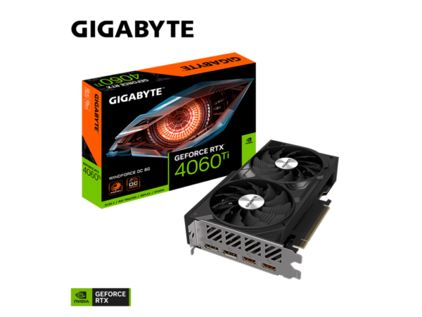 Gigabyte VGA 4060 Ti WF; 8GB GDDR6 128bit; 2xDP