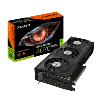 Gigabyte VGA RTX 4070 Super WF Windforce OC 12GB, GDDR6X, 192 bit, 3x DP,1x HDMI