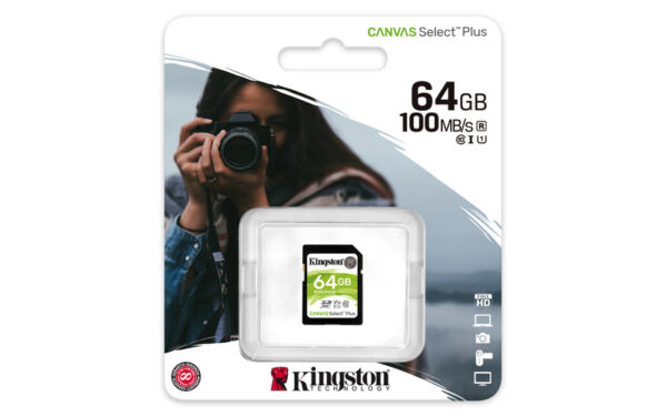 Kingston SD 64GB Class 10;Canvas Select Plus