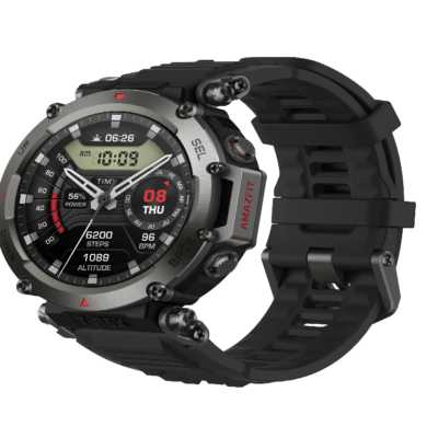 Amazfit T REX Ultra Black Outdoor GPS; 316L Stainless Steel; 20 dana baterija; 1.39” display