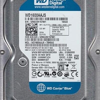 HDD SATA 160GB 3,5” WESTERN DIGITAL Refurbished