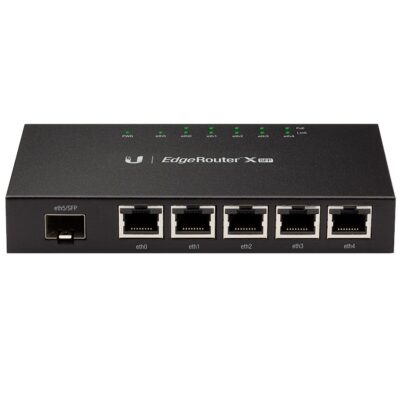 UBIQUITI EdgeRouter X SFP; (5) GbE RJ45 ports