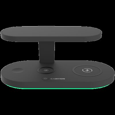 CANYON wireless charger WS-501 15W 5in1 UV Black