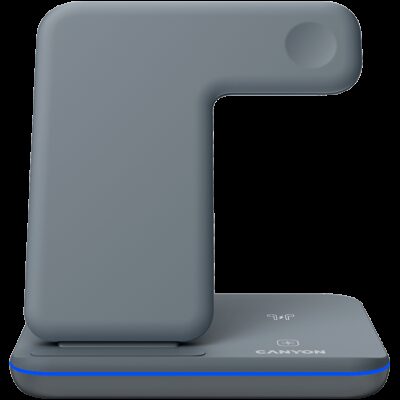 CANYON wireless charger WS-303 15W 3in1 Gray