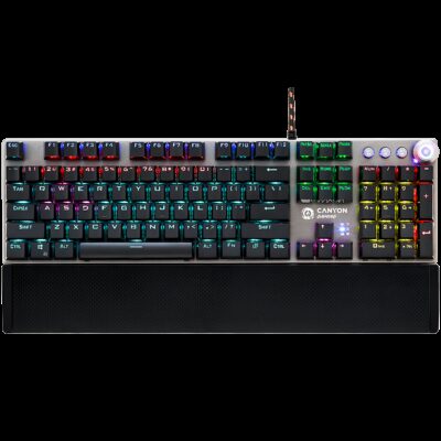 CANYON keyboard Nightfall GK-7 RGB US Wired Dark