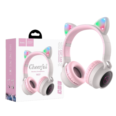 hoco. Slušalice bežične, Bluetooth – W27 Cat Ear Gray