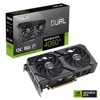 ASUS VGA DUAL-RTX4060TI-8G-EVONVIDIA GeForce RTX4060 Ti 8GB8GB GDDR6 128bit;HDMI,3xDP