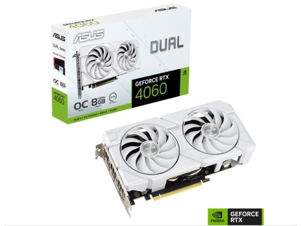 ASUS VGA DUAL-RTX4060-O8G-EVO-WHITE