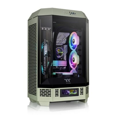 Thermaltake The Tower 300Green, Micro Tower Case, mATX