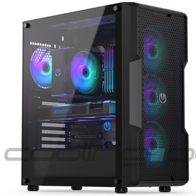 Endorfy Regnum 400 ARGB ATX, MINI-ITX, MICROATX,4x Fan 120 PWM ARGB,