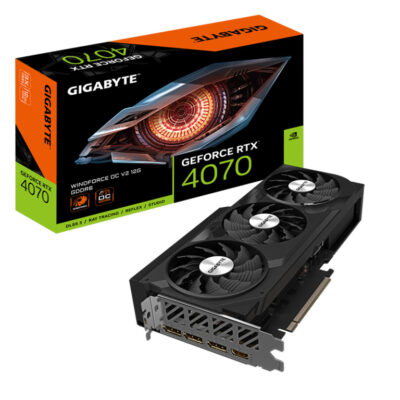 Gigabyte VGA RTX 4070 OC WFWindforce, 12GB 192bit, GDDR63xDP, 1xHDMI;