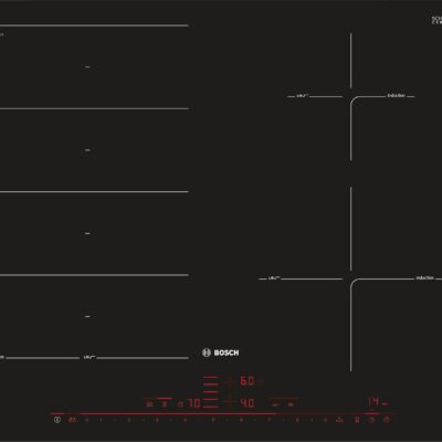 BOSCH indukcijska pločaSerie 8|, 60 cm, bez okvira, FlexIndZone, DirectSelect Premium, ES