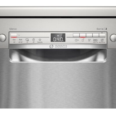 BOSCH perilica posuđa Serie 2| 45 CM, E, 10 setova,8,9L,46dB, INOX