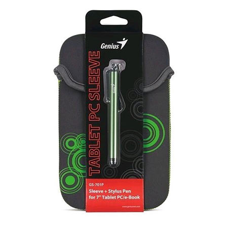 Torba za tablet GENIUS GS-701P 7″ Gray/Green + Stylus Pen 39700011103