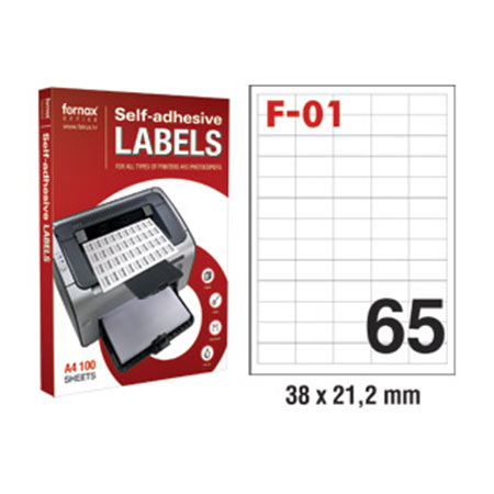 NALJEPNICA 38×21,2 FORNAX F-01 ,100/1