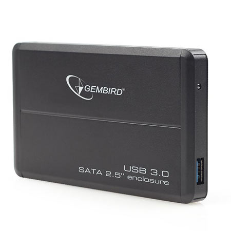 Kućište za externi 2,5″ HDD GEMBIRD EE2-U3S-2 SATA/USB 3.0, black