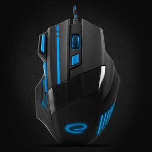 Miš ESPERANZA GAMING WOLF 7D MX201, blue, 2400dpi, double-click, ergonomic, EGM201B