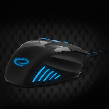 Miš ESPERANZA GAMING WOLF 7D MX201, blue, 2400dpi, double-click, ergonomic, EGM201B