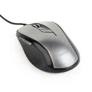 Miš GEMBIRD MUS-6B-01-BG, optical, USB, 6 tipki  800-1600 dpi,crni-sivi