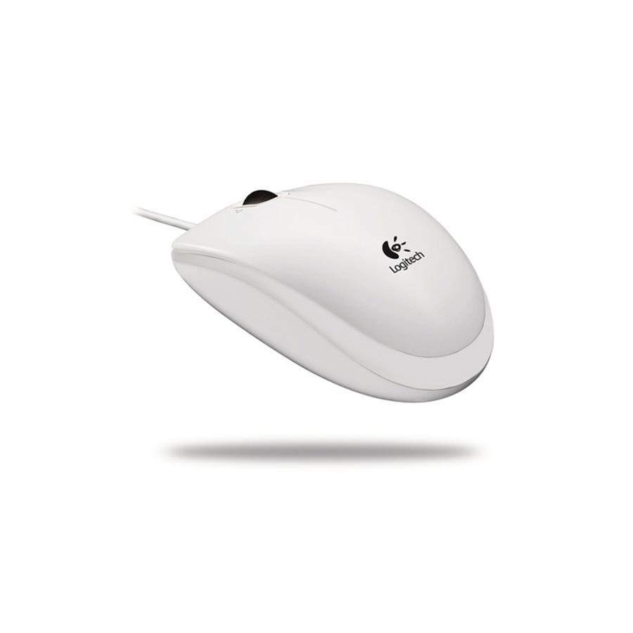 Miš LOGITECH B100, USB, optical, white, 910-003360