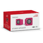 Zvučnici 2.0 SPEEDLINK TWOXO Stereo, pink, SL-810004-PK