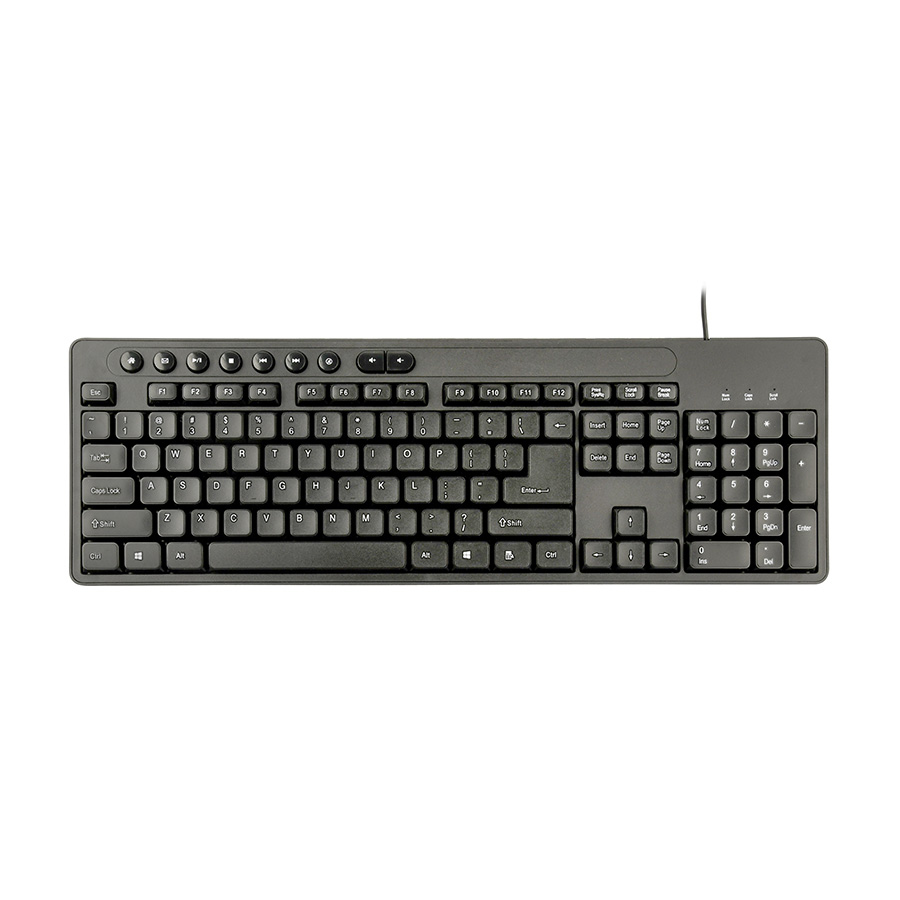 Tastatura + miš GEMBIRD, KBS-UM-04, multimedia USB, USA layout
