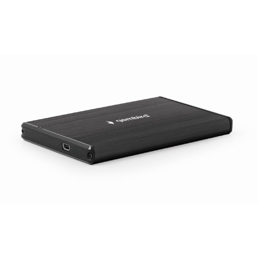 Kućište za externi 2,5″ USB 3.0 HDD GEMBIRD brushed aluminum, black, EE2-U3S-3