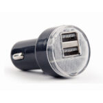 USB punjač za auto GEMBIRD, 2 porta 2,1A, black, EG-U2C2A-CAR-02