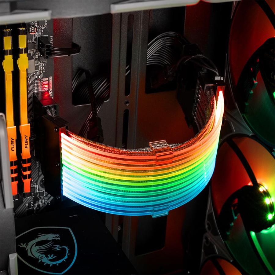 Kabl napojni interni SHARKOON RGB SHARK XTend 24, za MBO