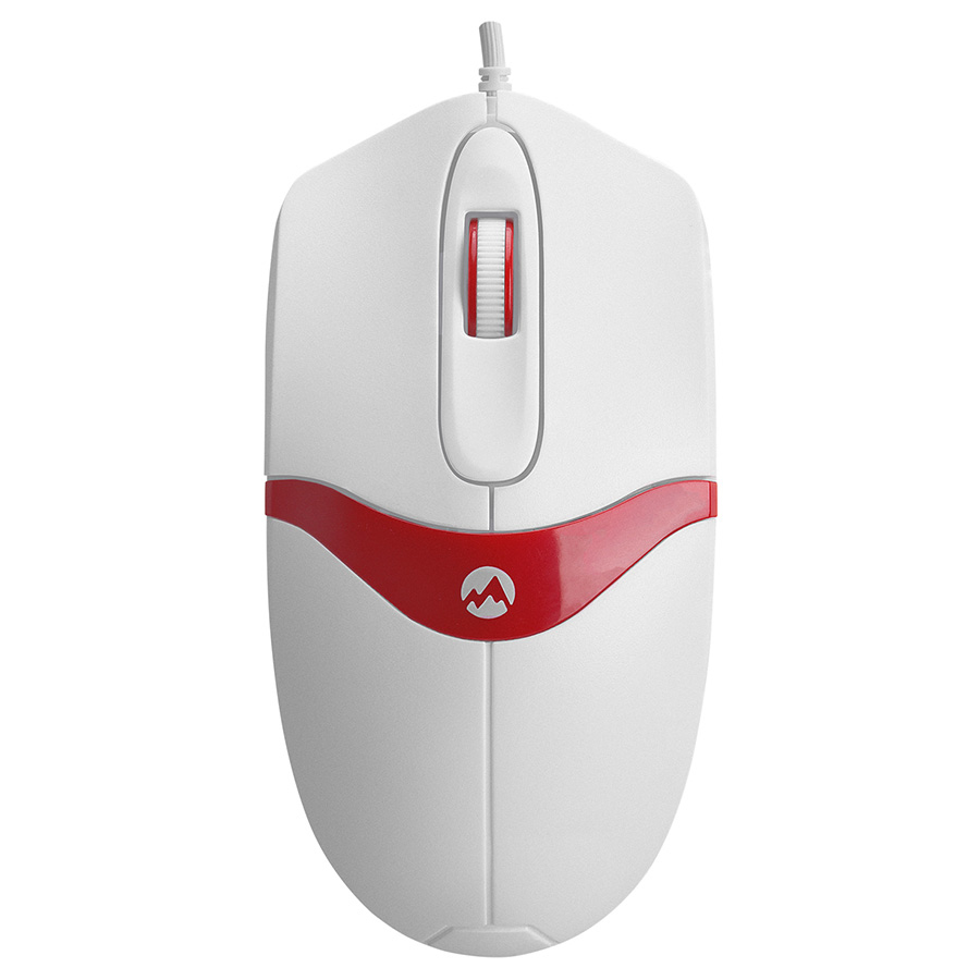Miš Everest SM-220 USB White/Red 1200dpi 3D Optical, 36344