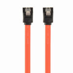 SATA data cable 50cm, metal clips, bulk, CC-SATAM-DATA, GEMBIRD