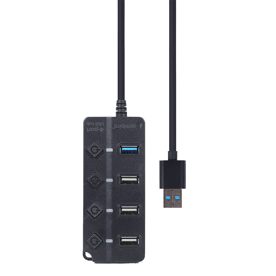 USB HUB 4-port 1 x USB 3.1 + 3 x USB 2.0 GEMBIRD UHB-U3P1U2P3P-01