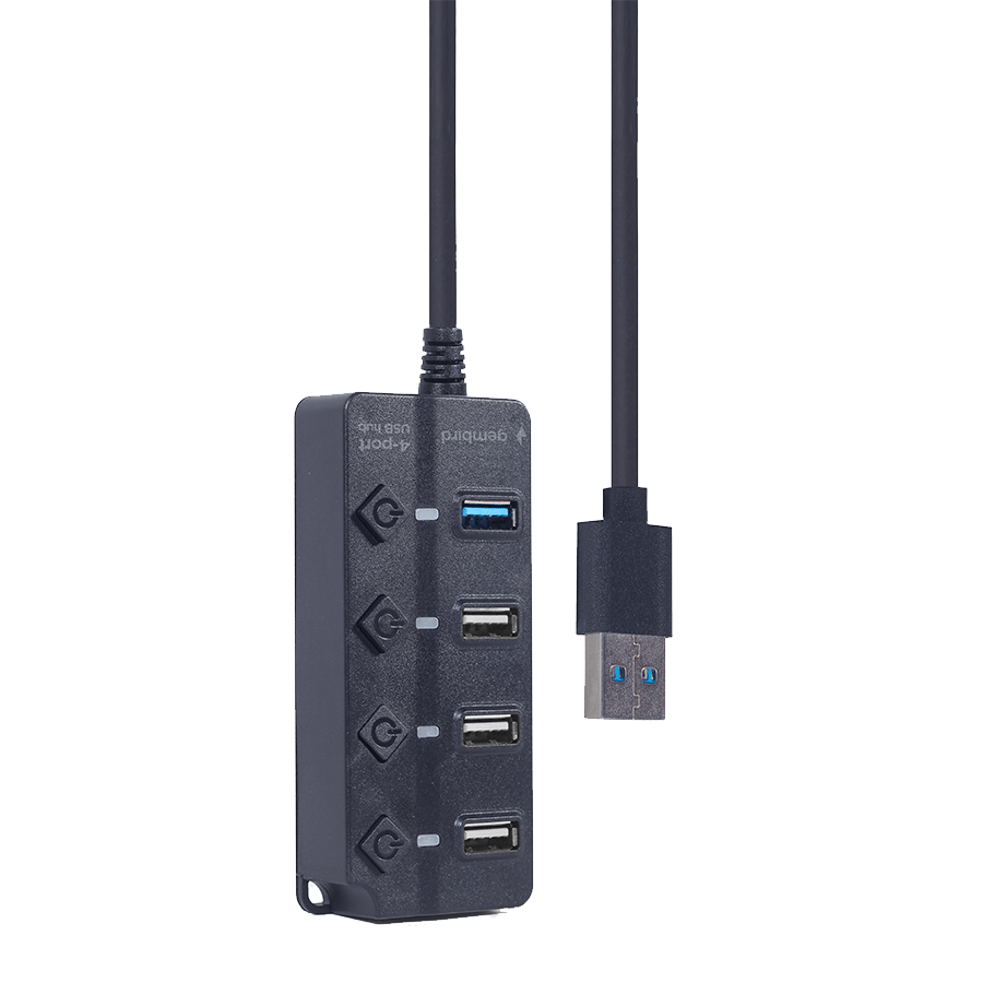 USB HUB 4-port 1 x USB 3.1 + 3 x USB 2.0 GEMBIRD UHB-U3P1U2P3P-01