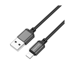 USB kabal 1m BOROFONE BX87 Sharp charging data iPhone/lightning black