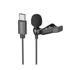 Mikrofon Type-C BOROFONE BFK11 Elegant lavalier black