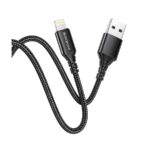 USB kabal 1m BOROFONE BX54 Ultra bright charging data USB iPhone/lightning black